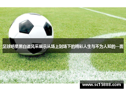 足球明星黑白道风采展示从场上到场下的精彩人生与不为人知的一面